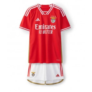 Benfica Dětské Domácí dres komplet 2023-24 Krátký Rukáv (+ trenýrky)